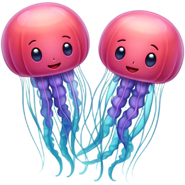 jellyfish in love  emoji