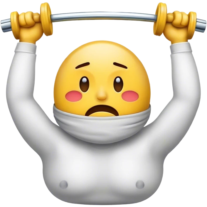 fitness emoticon "exhausted" emoji emoji