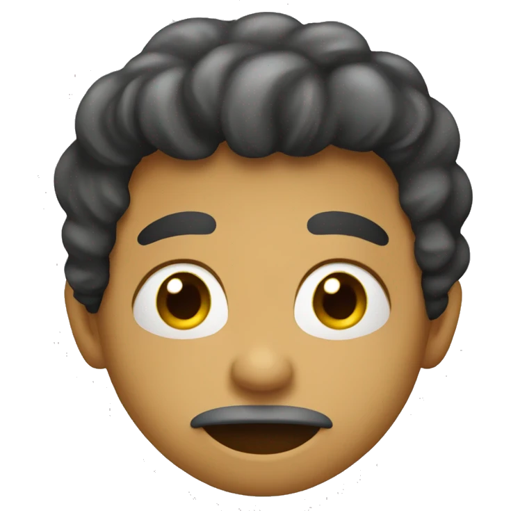 A person biting their lip emoji
