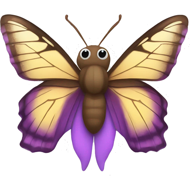 Borboleta roxa emoji