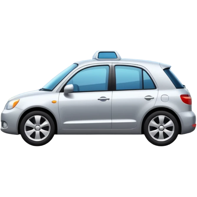 car in front of mountains emoji
