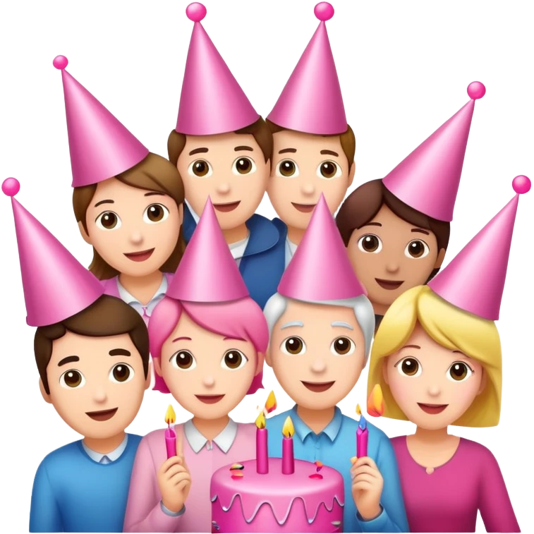 30th birthday pink celebration emoji