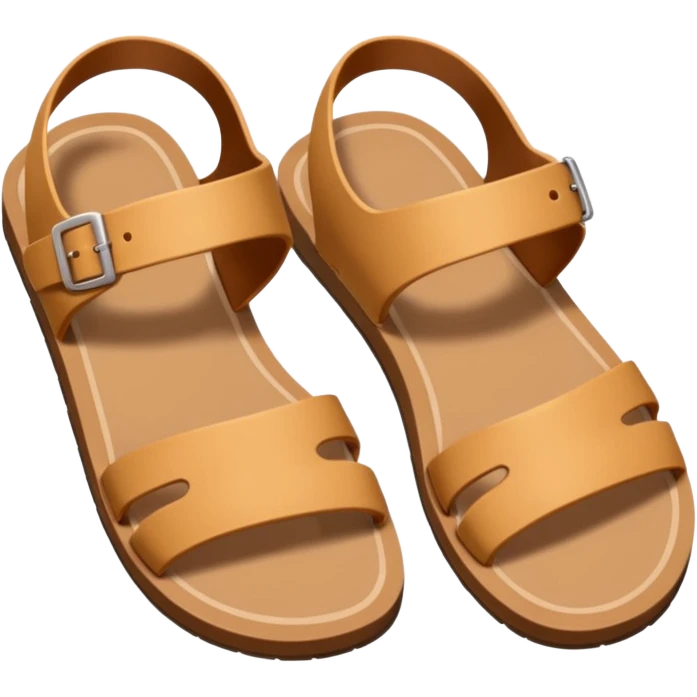 Feet in cute sandals  emoji