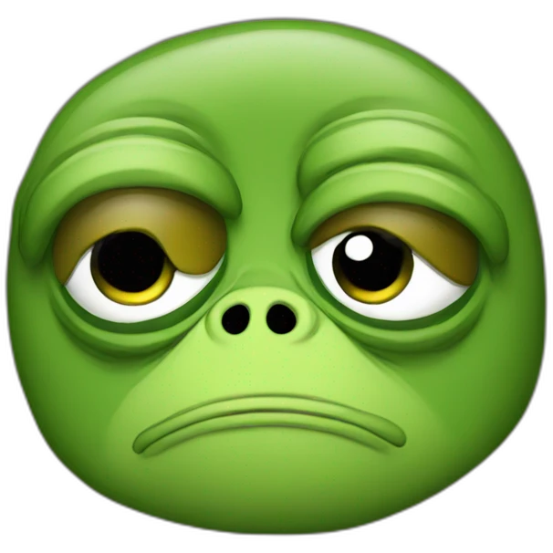 Pepe sad emoji