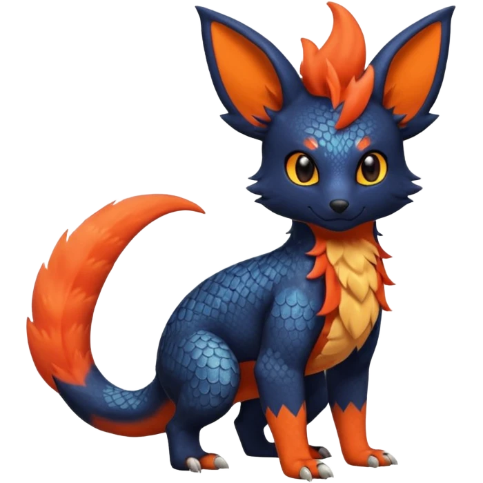 
Canine-Litten-Amaura-Salandit-Noibat-Flareon-Fakémon-fusion (full body) emoji
