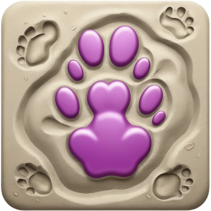 cat's footprints emoji