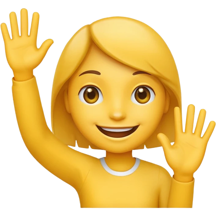 no worries emoji, smiling face with a hand wave emoji