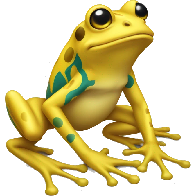 yellow frog  emoji