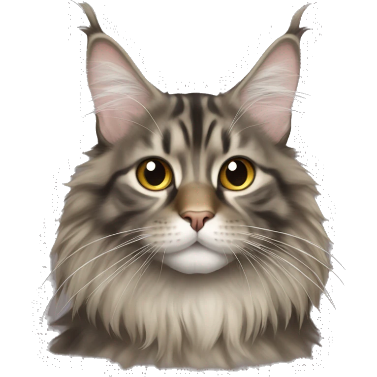 Maine coon cat  emoji