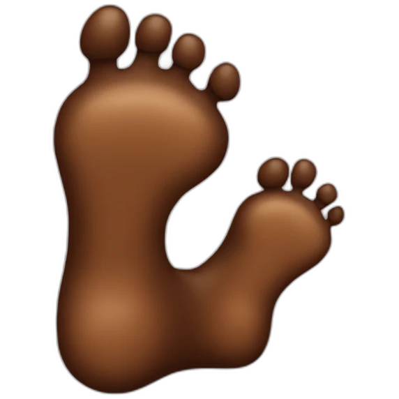 Big foot emoji