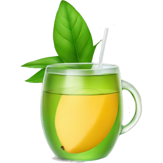 mango green tea emoji