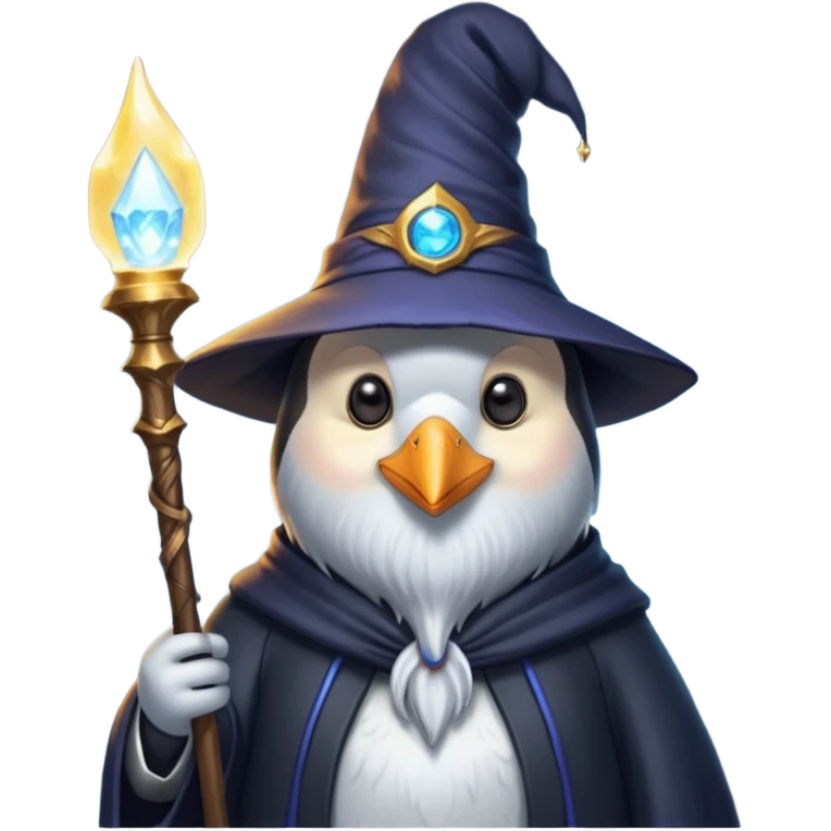 Penguin Wizard emoji
