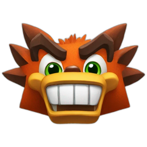 Crash bandicoot emoji