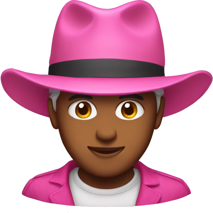 Pink hat emoji