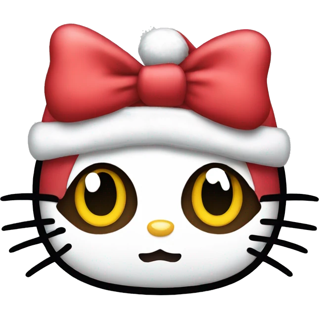 hello kitty christmas edition emoji