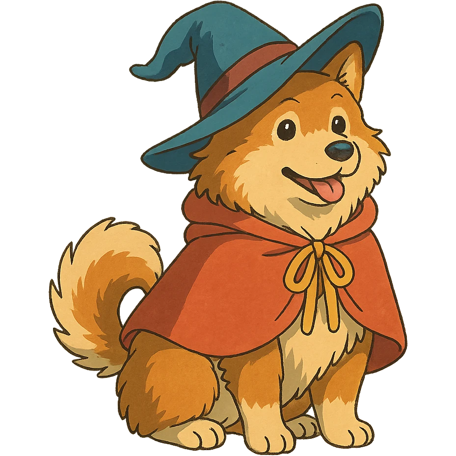 dog in a costume emoji