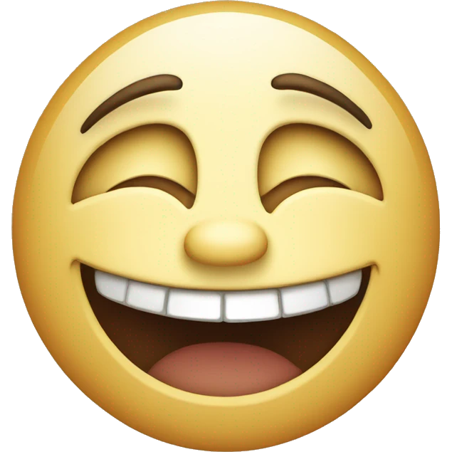 Happy face emoji