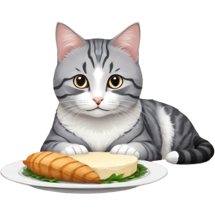 тарелка с едой которая разделена по частям, на половине лежат овощи а другую половину пополам делят мясо и крупа emoji