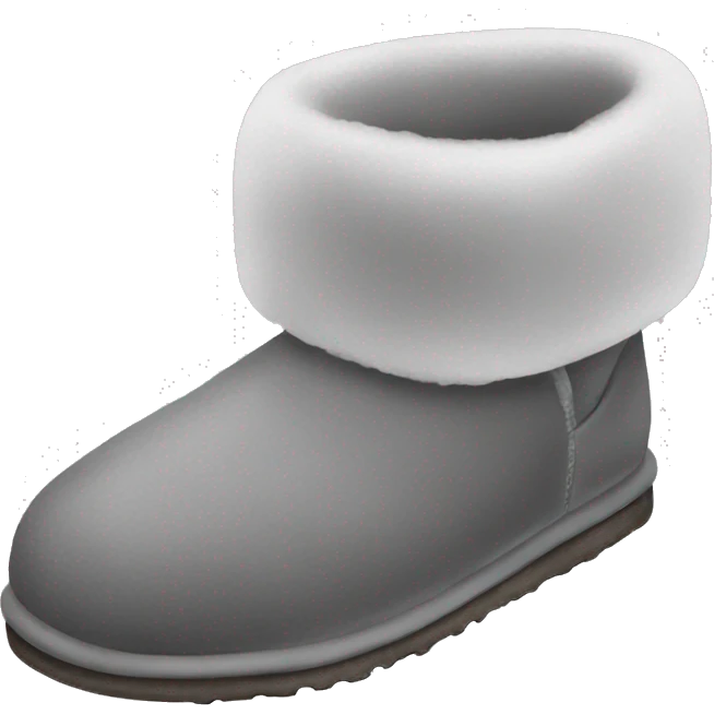 Grey Ugg slippers emoji