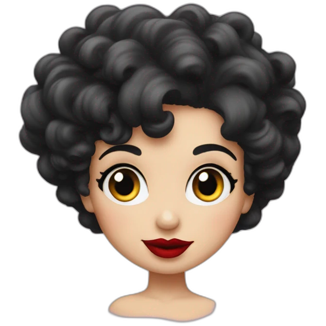 Betty boop emoji