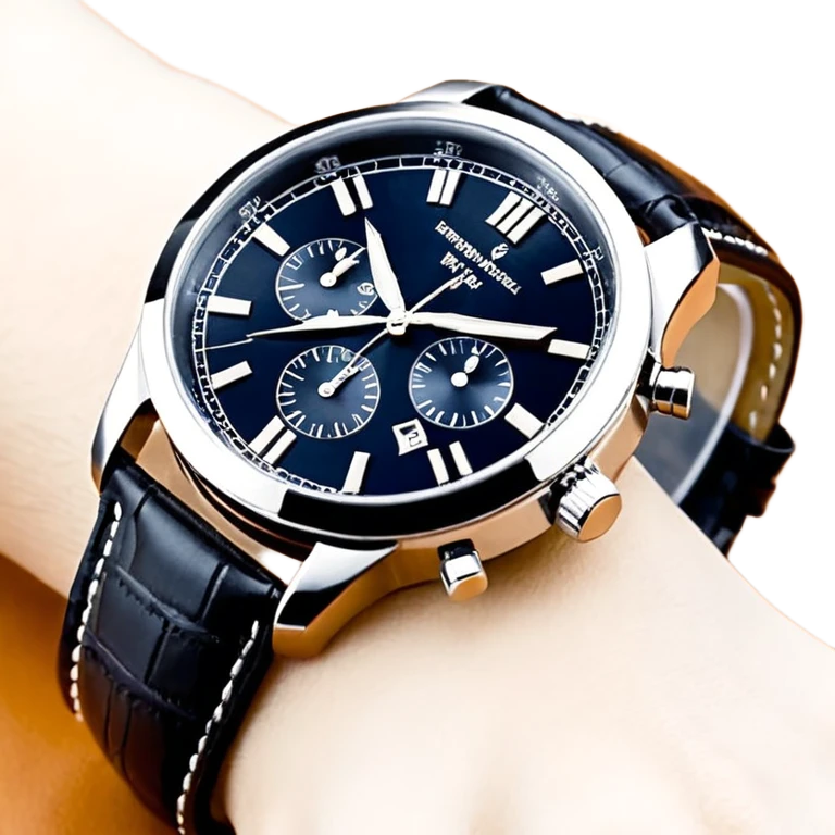 Чёрные наручные часы emoji