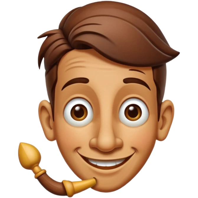 PINOQUIO COM O NARIOZ EMPINADO emoji