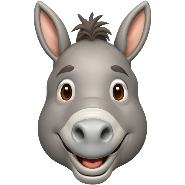 Funny donky emoji