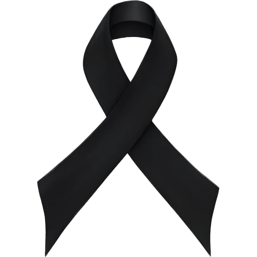 mourning ribbon emoji