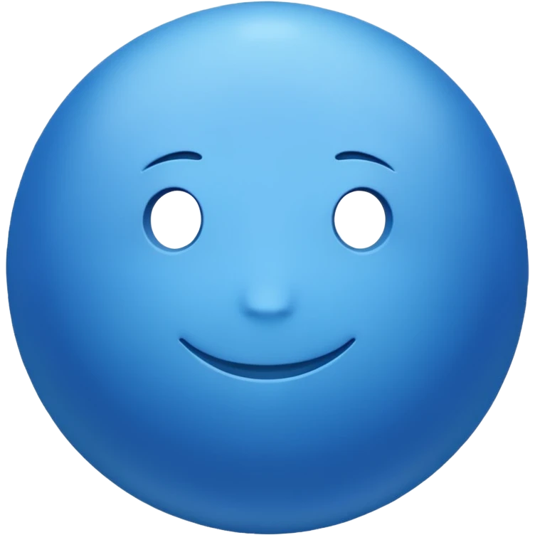 blue emoji
