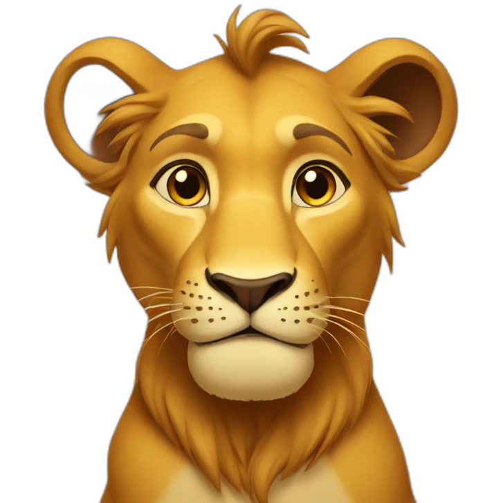Simba emoji