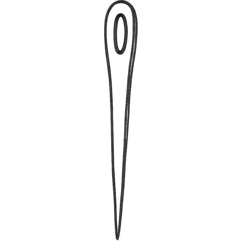 sewing needle with a hole emoji