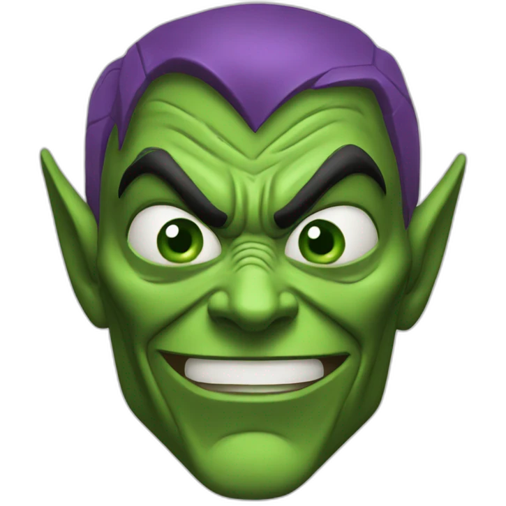 green goblin spiderman emoji