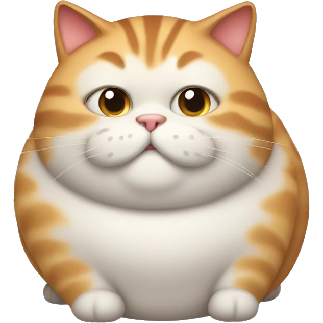 Fat cat emoji