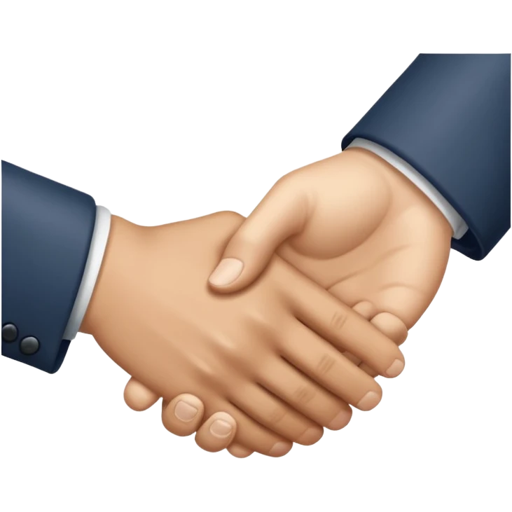Hand shake emoji