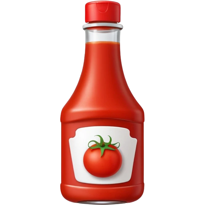 Tomato ketchup Bottle emoji