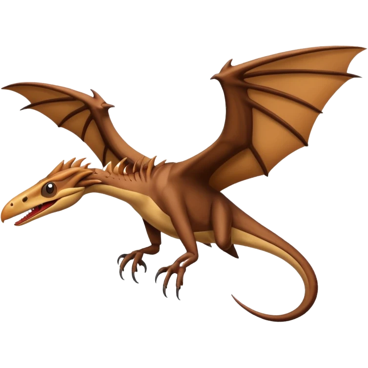 Make a pterosaur emoji