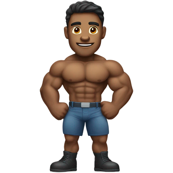 Muscular man  emoji