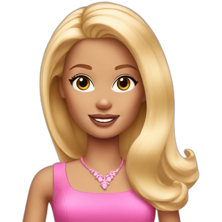 blond barbie emoji