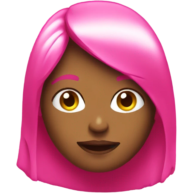 Hot pink emoji