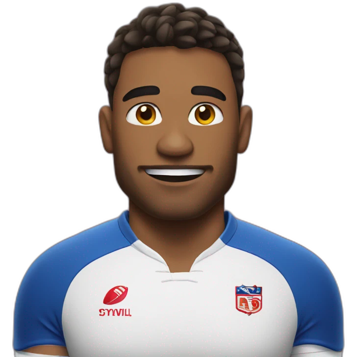rugby player emoji