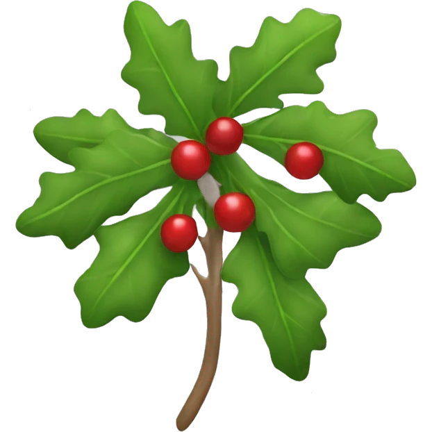 Mistletoe  emoji