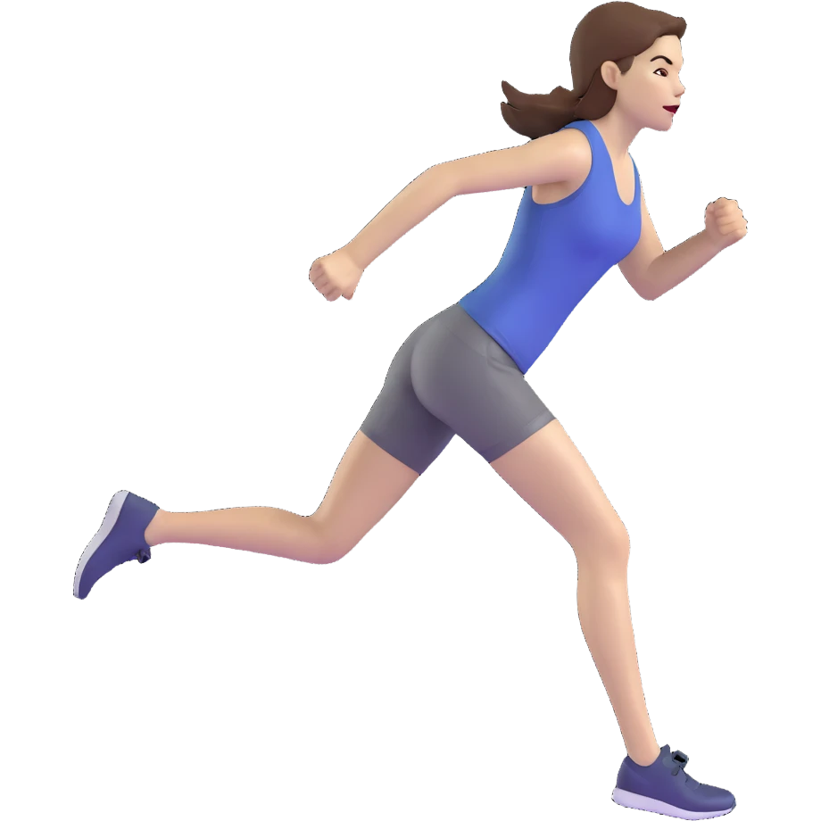 Michelle Monaghan running, female actress with brown hair emoji