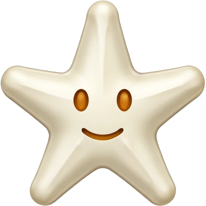 starshape made of bone. no face . no outer ridge. no eyes. no. nose. no mouth. just a star stop rendering a face on it/ plane white star emoji