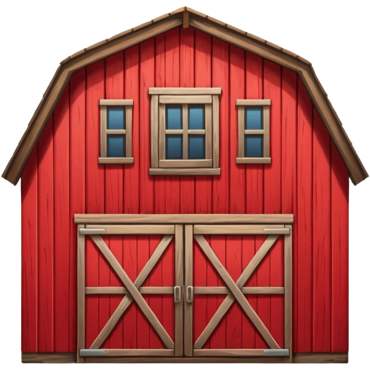 a barn emoji