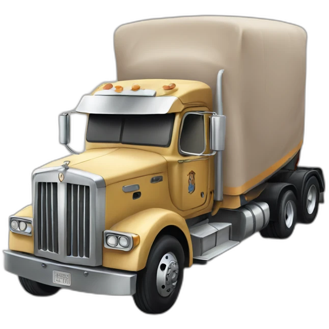 harry potter as a semi truck emoji
