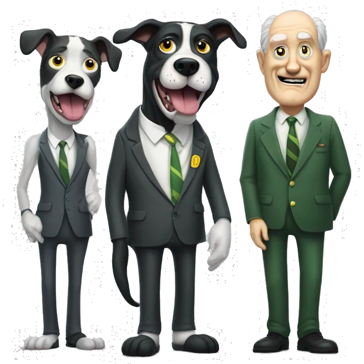 Mr. Pickles is an American adult animated horror comedy series created by Will Carsola and Dave Stewart for Adult Swim - dog emoji