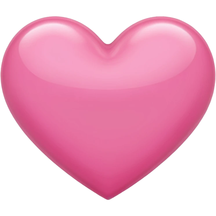 ppink heart to represent love emoji