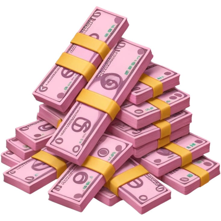 Pink money emoji emoji
