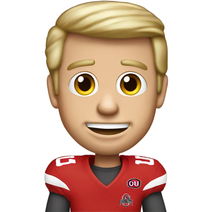 Trump OSU buckeye football fan emoji