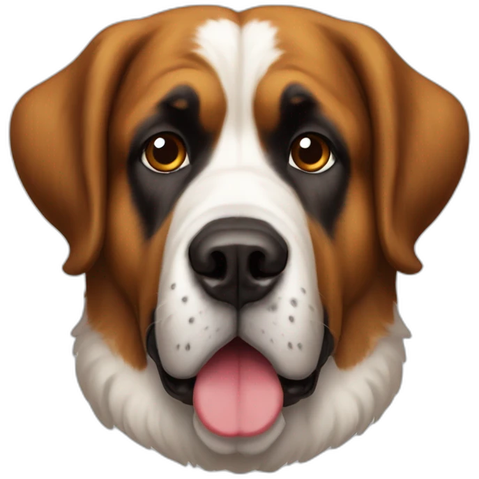 Chien saint Bernard  emoji